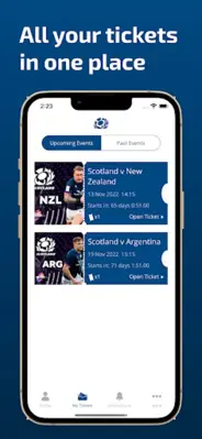 Scottish Rugby Ticketing android App screenshot 1